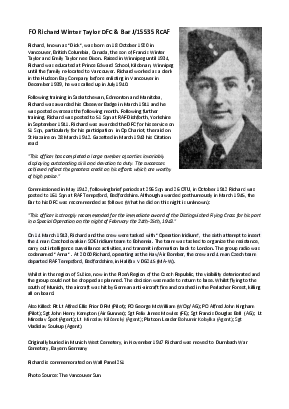 A preview of a PDF biography for Taylor, Richard Winter
